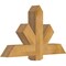 Ekena Millwork Kennewick Rough Sawn Timber Gable Bracket, Western Red Cedar, 48"W x 28"H x 6"D x 6"F, 14/12 Pitch GBW048X28X0606KEN00RWR - alternate 3